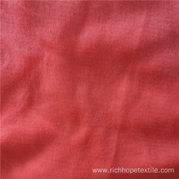 Textile Plain Color Solid Dyeing Flannel Fabric
